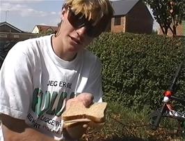 Mark Hedges disclosed the contents of his sandwich